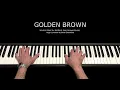 Lagu Golden Brown (The Stranglers) - Piano Cover - Sheet Music Available