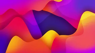 Abstract Gradient Wave Animated Background
