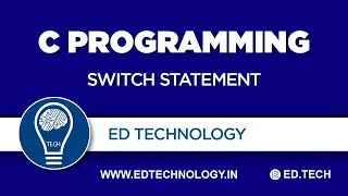 Switch statement in C Programming Decision Making using Switch Example C programming lectures