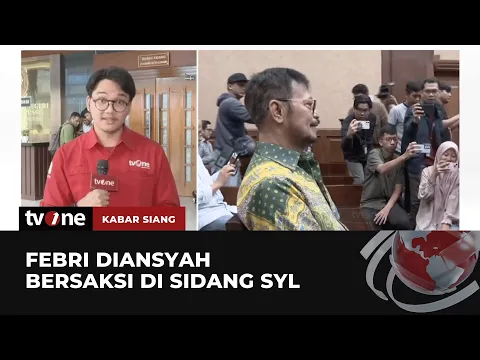 Eks Jubir KPK Febri Diansyah Bersaksi di Sidang SYL