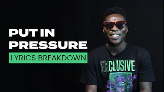 reekado banks put in pressure lyrics breakdown 