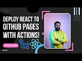 Deploy React app to Github Pages with Github Actions - w custom domain