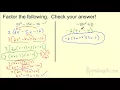 Algebra 1 9 4 Multi-Step Factoring