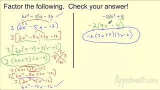 Algebra 1 9 4 Multi-Step Factoring