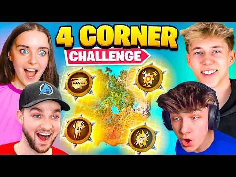 Download MP3 The *MYTHIC* 4 Corner Challenge in Fortnite Season 3!