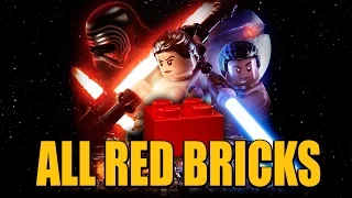 LEGO STAR WARS The Force Awakens - All Red Brick Locations - Red Leader. 