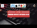 Minimum Absolute Difference in BST Binary Search Tree LEETCODE - 530 Easy solution