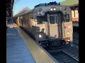 NJTransit Train Arrives at Ridgewood Station