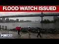 Flood watch issued for parts of New Jersey as rain arrives in tri-state area