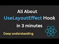 useLayoutEffect React Hook in 3 Minutes
