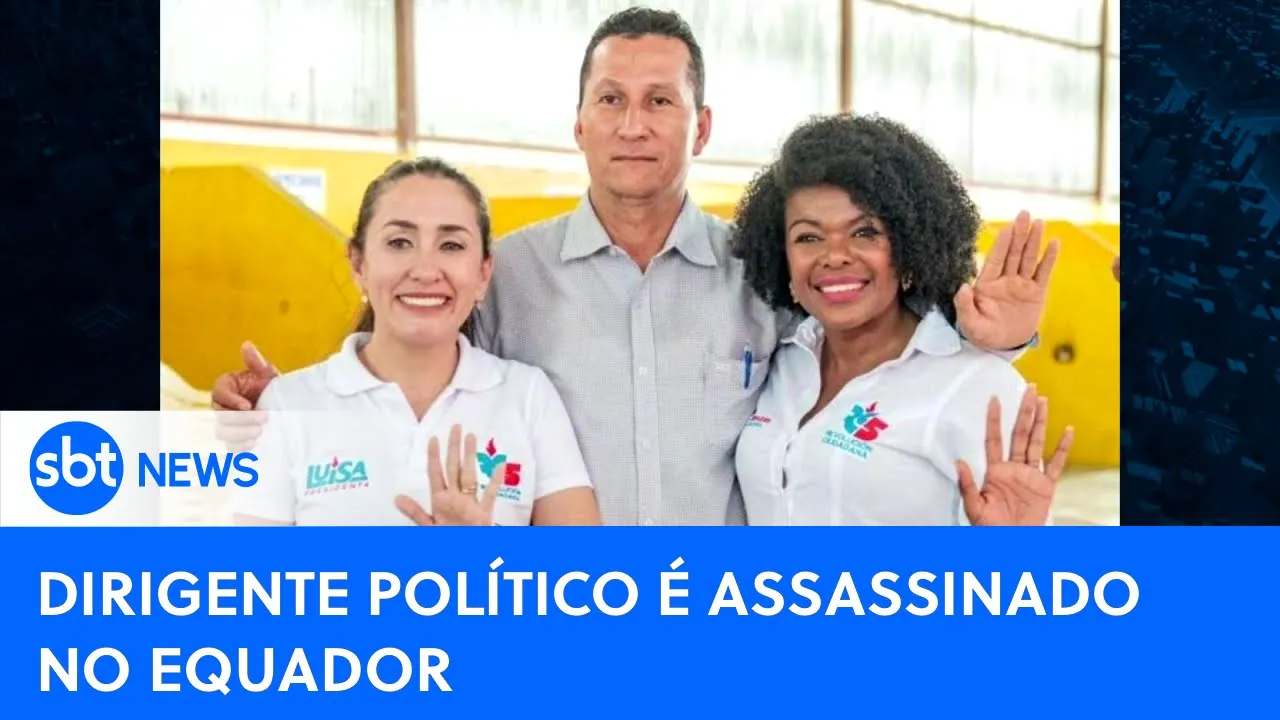 Dirigente político, Pedro Briones, é assassinado no Equador | #SBTNewsnaTV (15/08/23)