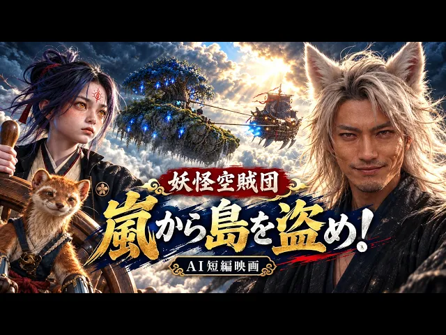 Steal the Island from the Storm! The Yokai Sky Pirates' Resc
