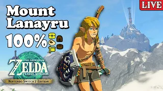 Climbing Up Mount Lanayru to The Tower! Zelda Tears of The Kingdom Walkthrough Live