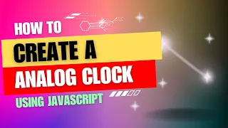 Build a Stylish Analog Clock using HTML CSS JavaScript Real-Time Clock Animation