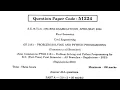 GE3151 Problem Solving and Python Programming 2024