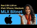 Download Lagu Run 1 Bit LLM on Apple Silicon iPhone iPad and Macbook - MLX Bitnet