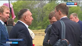 Уборочная кампания в Омской области идет с отставанием