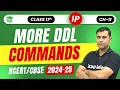 Data Defination Language DDL Commands Class 11 IP Ch - 11 Structured Querty Language SQL