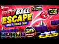Red Ball Escape - Unity Source Code Unity Casual Game Template 2D Game Unity