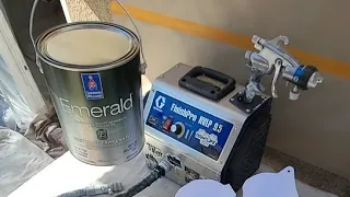 Spraying Emerald Urethane Enamel FinishPro HVLP 9 5