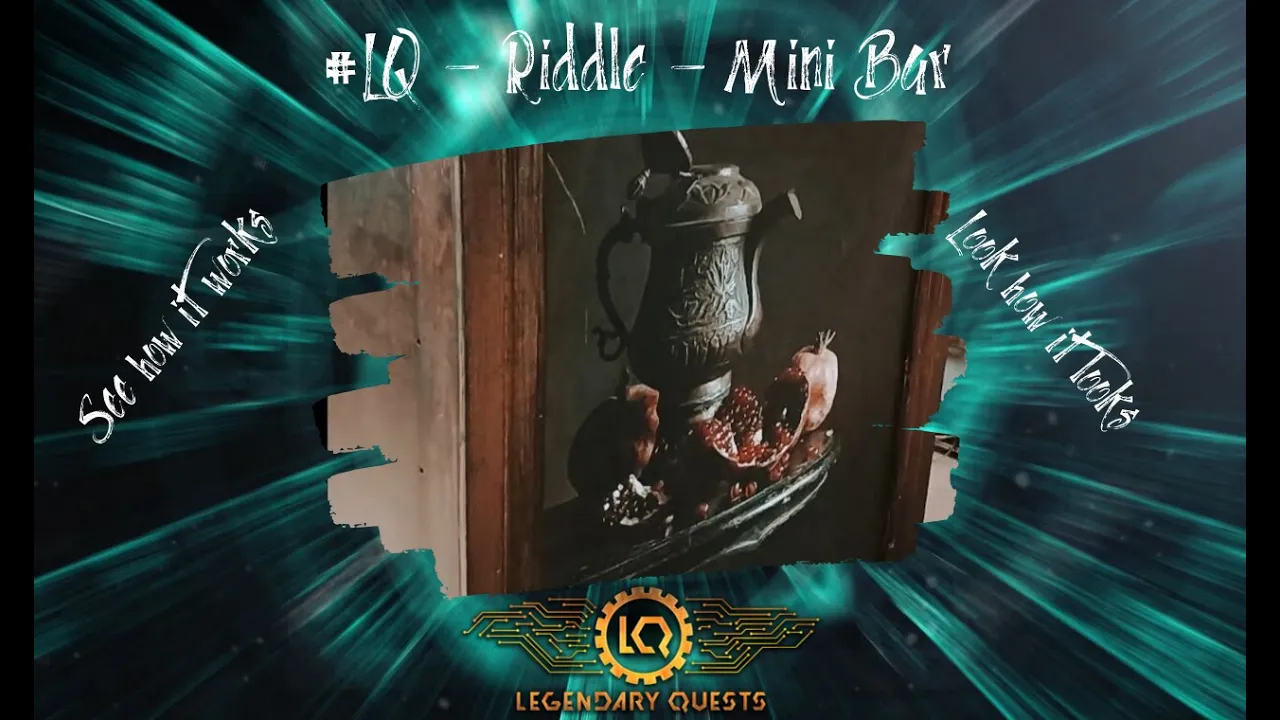 ⚙#LQ - Riddle - Mini Bar for Escape Room - See how it works  #escaperoom #puzzle