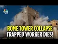 Download Lagu Ingestorte toren in Rome | Werknemer gered uit puin sterft na 12 uur durende operatie | N18G