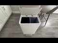 KOHLER 20956 STW 11 Gallon Dual Compartment Trash Can Review