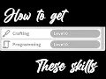 How to get crafting programming skills Bloxburg