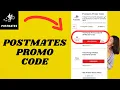 POSTMATES PROMO CODE 2025