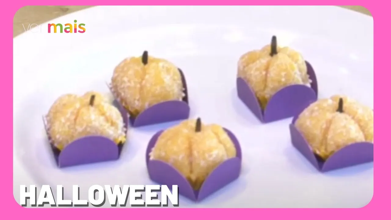 Docinho de Halloween: aprenda a fazer brigadeiro de abóbora com coco