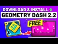 How to Download Geometry Dash 2.2 for FREE on PC \u0026 Laptop (2024)