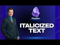 How to Italic Text in Obsidian Tutorial 2026