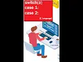 How to use Switch statement in C Language C Tutorial