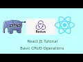 React JS Tutorial Basic CRUD Operations in Bengali Setup Redux