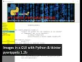 Python and Tkinter GUI - Add an image to a gui pysnippets 1 2b