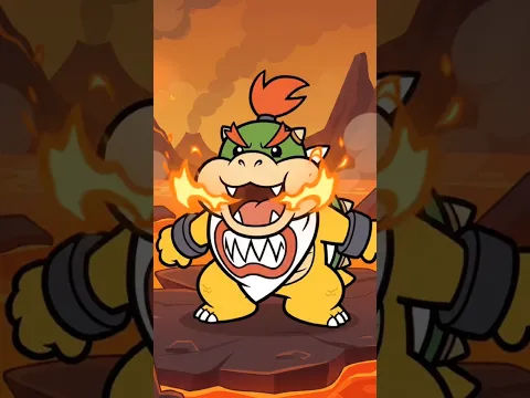 Sad Bowser Jr. Finds His Colors #yt #ytshorts #kids
