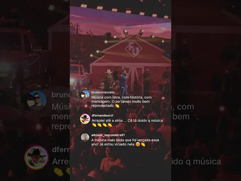 Obrigado a todos que acreditaram na gente, e principalmente aqueles moleques lá atrás 🙏❤️
