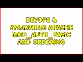 DevOps SysAdmins Apache mod - auth