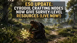 ESO Update Cyrodiil Crafting Nodes Now Give Survey-Level Resources Live Now