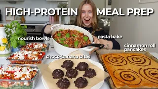 Easy & High-protein Meal Prep for Fall | 100 G protein | Cozy Recipes