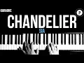 Download Lagu Sia - Chandelier Karaoke SLOWER Acoustic Piano Instrumental Covers