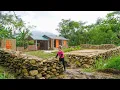 Download Lagu Build A 300m Long Stone Fence Around The House _The Journey Of Alone Building House With Many Stones