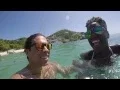 Toni-Ann s close call with the rough waters of BBC Beach Grenada