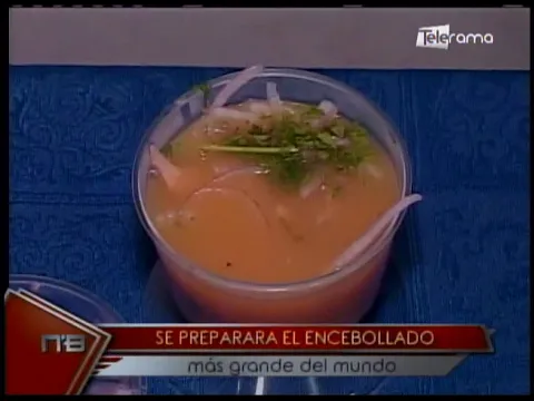 Se preparará el encebollado más grande del mundo