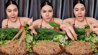 ข้าวปุ้นซาวน้ำปลาร้าแจ่วขิงสูตรลาวแท้ๆ | ไอซ์ซี่ กินยั่ว