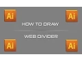 Adobe Illustrator - how to draw a web divider
