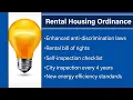 New Rental Ordinance Protects Tenants and Increases Energy Efficiencies