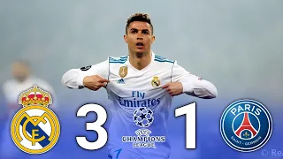 Download Real Madrid 3 vs 1 Paris Saint-Germain | Champions League 2017-2018 MP3