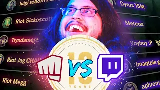 LOL 10 YEAR ANNIVERSARY VERSUS RIOT GAMES AND TRYNDAMERE