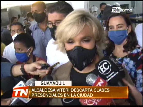 Alcaldesa Viteri descarta clases presenciales en la ciudad